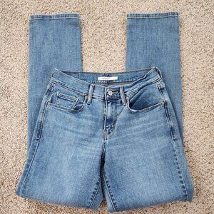 Levi's 505 Straight Leg Light Wash Jeans